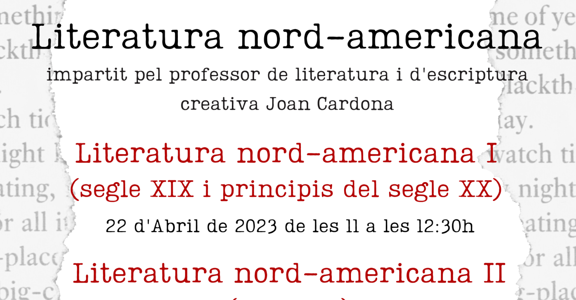 22 I 29 ABRIL 22 I 29 ABRIL